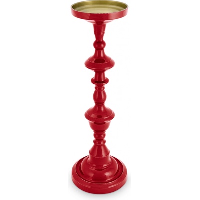 Pip Studio kovový svícen 46 cm, červený