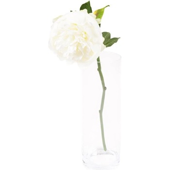 Umělá květina Sia Home Fashion Pivoňka bílá 53cm