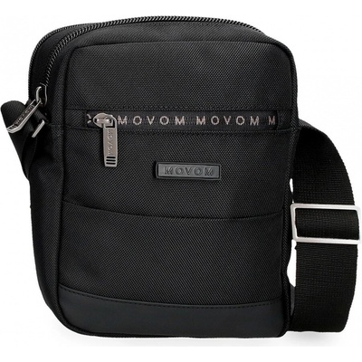 Pánska crossbody taška 22 cm Movom Buster Black 2 komory 5345521