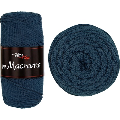 Vlna-hep pp Macrame - polyester PP Macrame: nová - 4603 Tmavě petrolejová