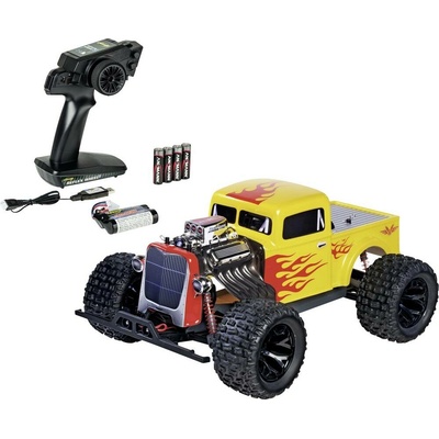 Carson Modellsport Rodstar RTR viacfarebná RC model auta monster truck RtR 2,4 GHz so svetelným efektom 1:10
