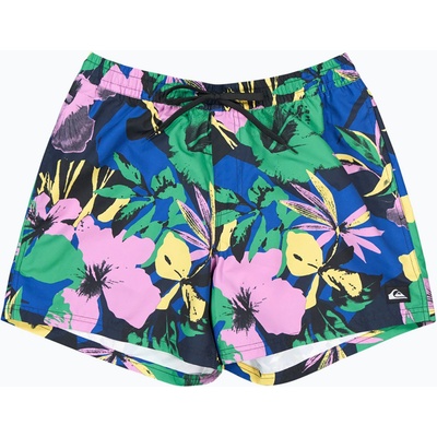 Quiksilver Мъжки бански шорти Quiksilver Everyday Printed Volley 15 dark navy interact floral