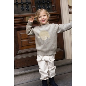 Donsje Вълнен бебешки пуловер Denn Merino Wool Sweater Lammy (4083504.56.92)