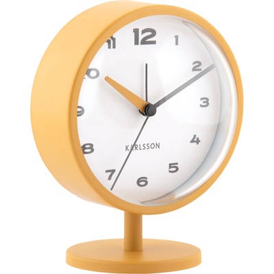 Karlsson Brisk Dome будилник, жълт (KA6027YE)