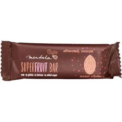 Mendula Superfruit Bezlepková Ovocná tyčinka bez přidaného cukru kakao a višeň 40 g