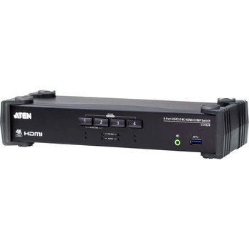 ATEN Kvmp превключвател aten - cs1824, 4-портов, 4k, usb 3.0, hdmi (aten-cs1824-at-g)