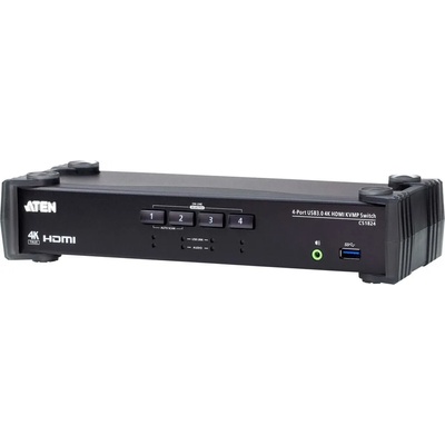 ATEN Kvmp превключвател aten - cs1824, 4-портов, 4k, usb 3.0, hdmi (aten-cs1824-at-g)