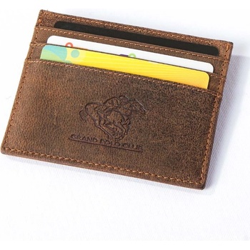 Grand Polo Club GPC POLO Кожен картодържател E-188-Brown 9979156 (265621_Кафяво)