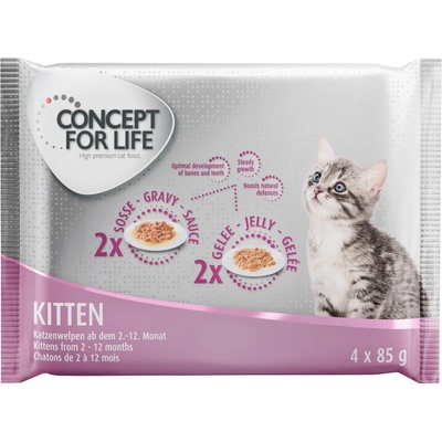 Concept for Life Kitten zkušební balení 4 x 85 g