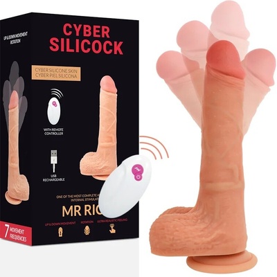 CYBER SILICOCK DÁLKOVÉ OVLÁDÁNÍ REALISTICKÝ MR RICK