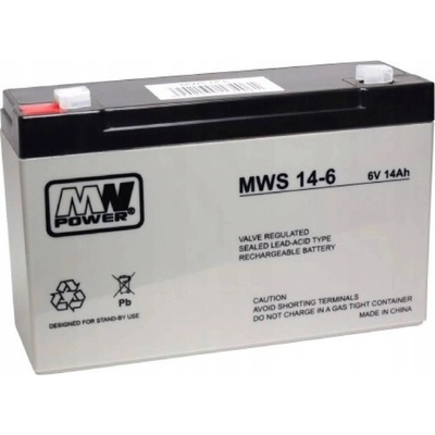 MW POWER 6V 14Ah