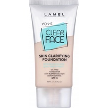 Lamel OhMy Clear Face tekutý make-up pre problematickú a mastnú pokožku 401 40 ml