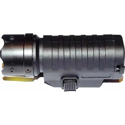 Strike Systems LED diodová svítilna s laserem na RIS lištu 40 lm Černá – Zboží Mobilmania