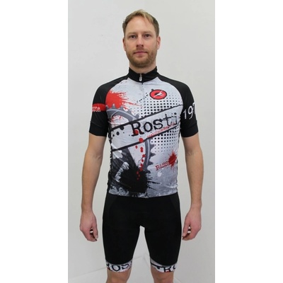 Rosti PASSION dlouhý zip 2018 11 black-white-red