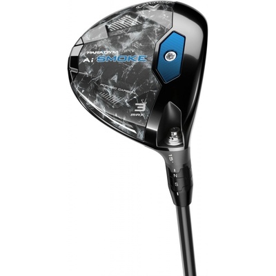 Callaway Paradym Ai Smoke MAX fairway dřevo pánské pravé, 15°, Regular, Mitsubishi Tensei AV Blue 65