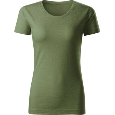 MALFINI Tričko Gulf 150g krátký rukáv dámské MAL 8240917 Khaki
