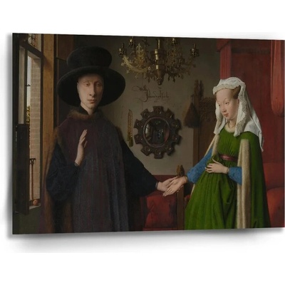 Sablio Obraz Svadba manželov - Jan van Eyck - 90x60 cm