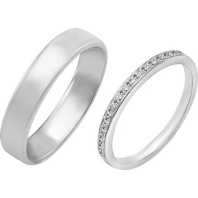 Eppi Eternity prsten s diamanty a pánský komfortní snubní prsten Lorne RW35723