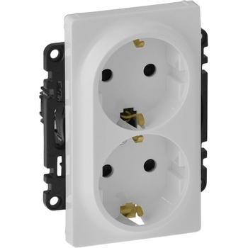 Legrand Двоен контакт немски тип Legrand Valena Life, бял (753126L)