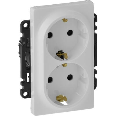 Legrand Двоен контакт немски тип Legrand Valena Life, бял (753126L)