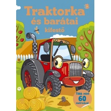 Traktorka és barátai kifestő