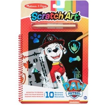 Melissa & Doug Скреч изкуство Маршал от Пес Патрул (33261)