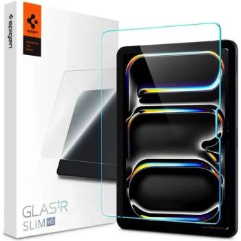 Spigen Glass Slim GLAS. tR SLIM - най-висок клас стъклено защитно покритие за дисплея на iPad Pro 11 (2024) (прозрачно)