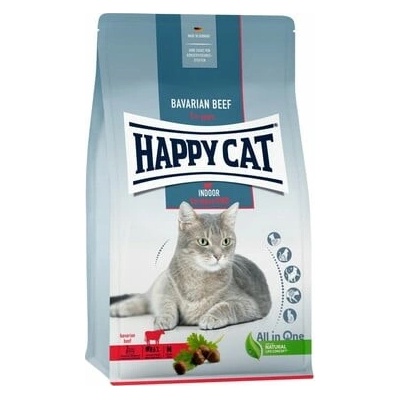 Happy Cat Indoor bavorské hovädzie mäso 4 kg