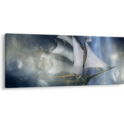 Obraz - Loď duchů, jednodílný 120x50 cm – Hledejceny.cz