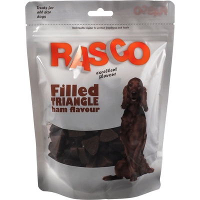 Rasco dog pochúťka plnené trojuholníky so šunkou 2,2 cm 450 g