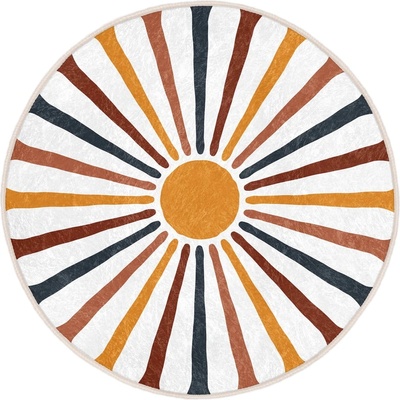 Mila Home Кръгъл килим подходящ за пране и за прахосмукачки роботи ø 100 cm Comfort - Mila Home (HaliYuv-Comfort-10293-100x100)