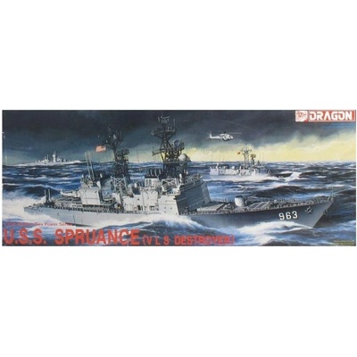 Dragon Models U.S.S. SPRUANCE V L S DESTROYER 1:350