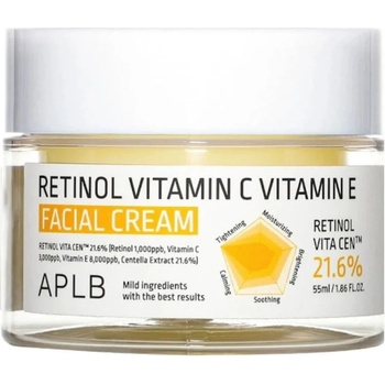 APLB - Retinol Vitamin C Vitamin E Facial Cream 55ml