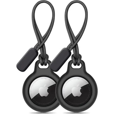 Tech-Protect Rough 2-pack калъф за Apple AirTag - черен (5906302360772)