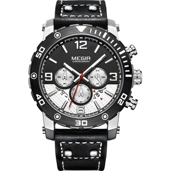 MEGIR Часовници megir fe-38564 - Черен / Сребърен kp38564 (fe-38564)