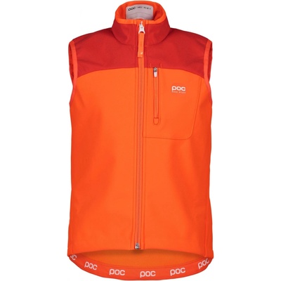 POC Race Vest Jr Fluorescent detská vesta oranžová