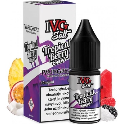 IVG E-Liquids Salt Tropical Berry Chew 10 ml 20 mg