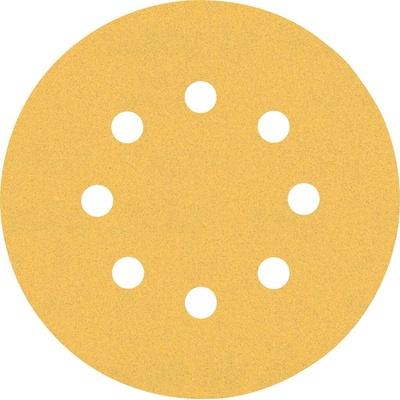 Bosch Brúsny papier EXPERT C470 s 8 otvormi pre excentrické brúsky, 125 mm, zrnitosť 120, 5 ks 2608900807
