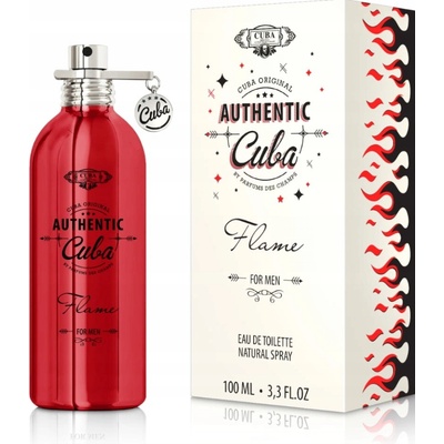 Cuba Authentic Flame toaletná voda pánska 100 ml