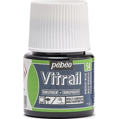 Pébéo Vitrail Боя за стъкло Indigo Blue 45 ml 1 бр (050-054)