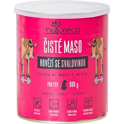 Natureca Adult hovězí se svalovinou 800 g
