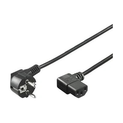 PREMIUMCORD Síťový kabel 220V k PC, 2m 90° kpsp2-90
