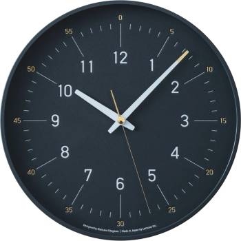 Lemnos Стенен часовник Essent морскосин (DFI 24-06 NV)