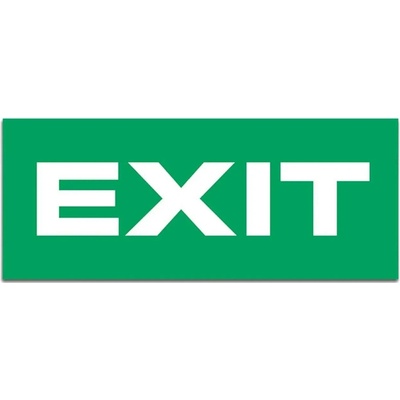 Samolepka nouzový východ - EXIT 240x80 mm