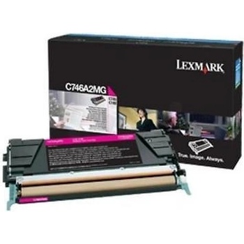 Lexmark C746A3MG магента (magenta) оригинален тонер (C746A3MG)