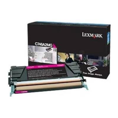 Lexmark C746A3MG магента (magenta) оригинален тонер (C746A3MG)