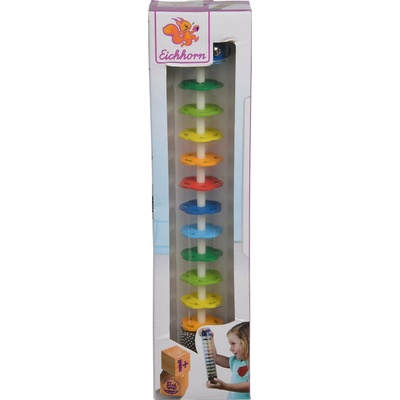 Eichhorn Dážď Rain Stick plastový valec s kovovými guličkami