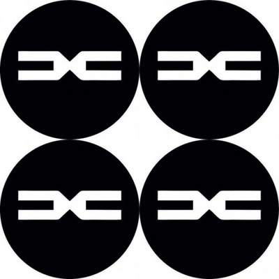 Samolepky živicové 3D DACIA nové logo 4ks AutoZulu