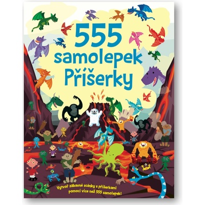 555 samolepek příšerky