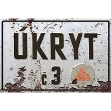 Ceduľa Úkryt 3
